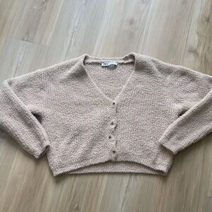Zara cropped cardigan